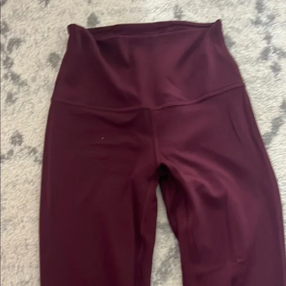 Lululemon Burgundy Flared Pants/leggings - Picture 3 of 5
